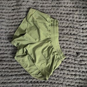 Olive Green Women's lululemon Shorts